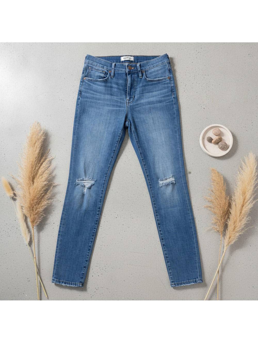 Madewell 9" Mid-Rise Skinny Jeans 28 Women